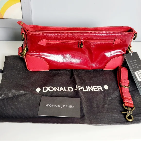 🔥NWT Donald J Pliner Patent Leather Wristlet Clutch - Picture 7 of 16
